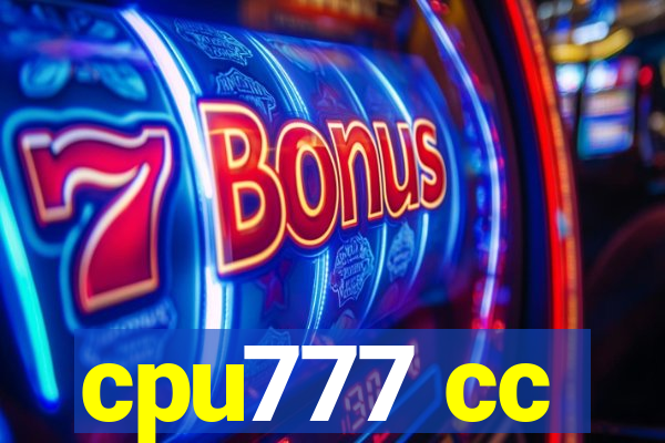 cpu777 cc